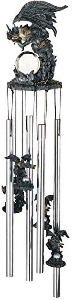 StealStreet SS-G-41010 Wind Chime Round Top Dragon Hanging Garden Porch Decoration Decor