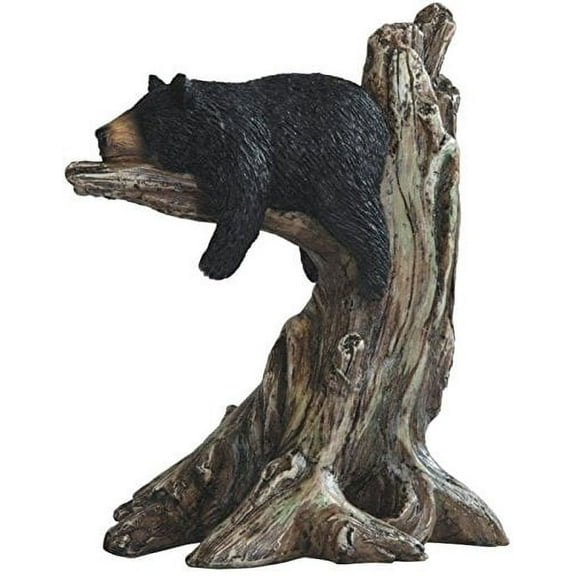 StealStreet SS-G-54292 Black Bear sleeping on Tree Branch Figurine, 9"
