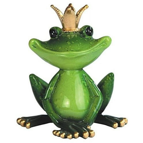 StealStreet SS-G-61163 Individual Green King Frog Figurine
