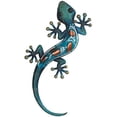thumbnail image 1 of StealStreet Turquoise Lizard Copper Wall Decoration, 18.5", 1 of 2