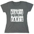 thumbnail image 1 of Stealing Hearts Sarcastic Humor Novelty Funny Women's Casual Tees, 1 of 3