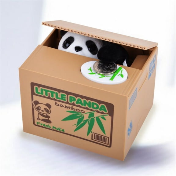 Stealing Money Storage Tank, Automatic Coin Bank, Electric Robotic Money Theft Safe with Sound, Interactive Gifts for Saving Spare Change