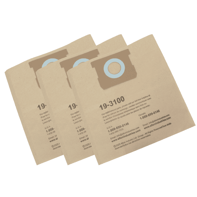 Stealth Air High Efficiency Wet/Dry Vac Filter Bags Pack of 3 Bags