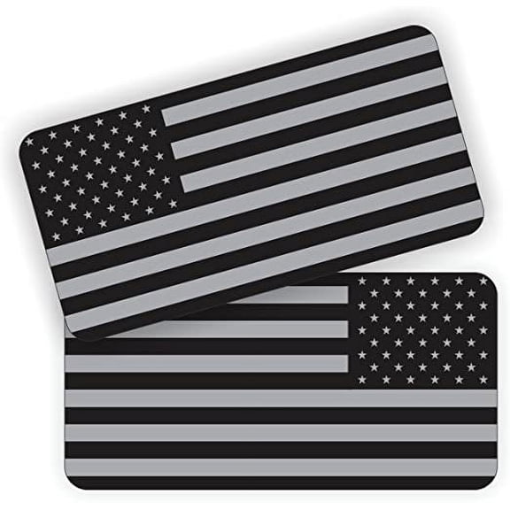 Stealth American Flag Helmet / Hard Hat Sticker / Decal / Label Tool Lunch Box Patriotic Old Glory Black Ops