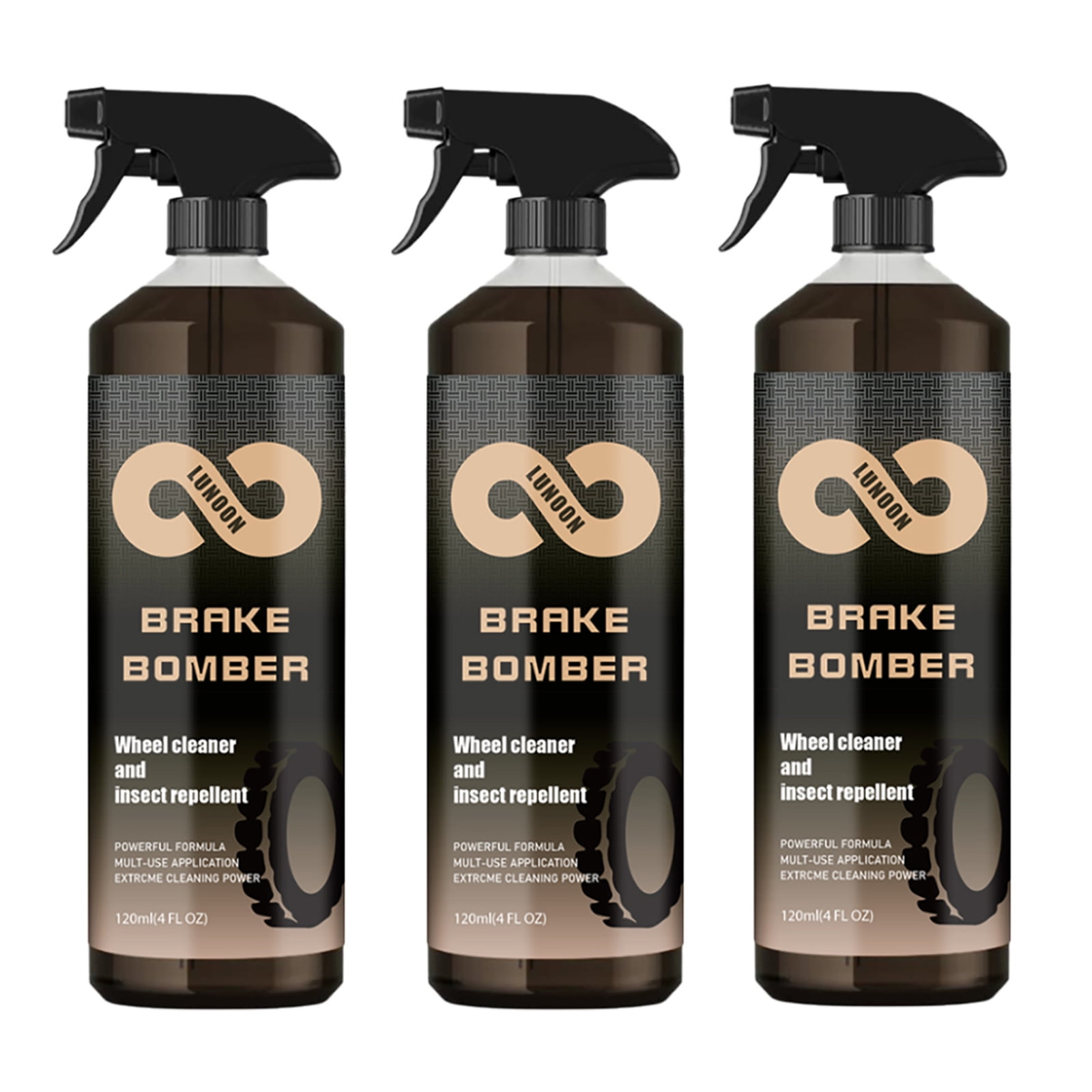 100ml Stealth Brake Bomber Powerful Brake Cleaner Spray Can with Sponge and  Wipe Effective Brake Dust Remover Quite Brake Clean