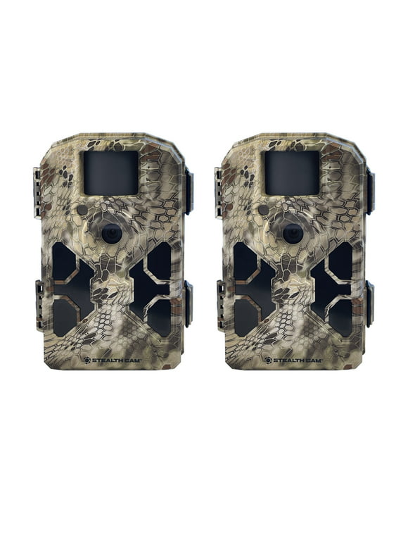Stealth Cam 2022 G42NG 32MP Trail Camera 2-Pack Kit, Kryptek Camouflage