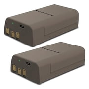 Stealth Cam FieldMax 2-Pack 5,000mAh 12V Lithium Rechargeable Cartridge Batteries with USB Charging Cable STC-RCBAT-2PK