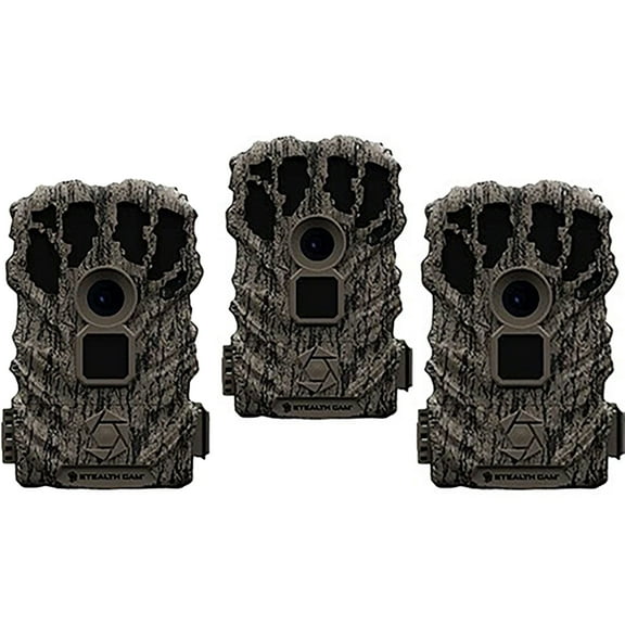 Stealth Cam Browtine Trail Camera 22 MP 3PK