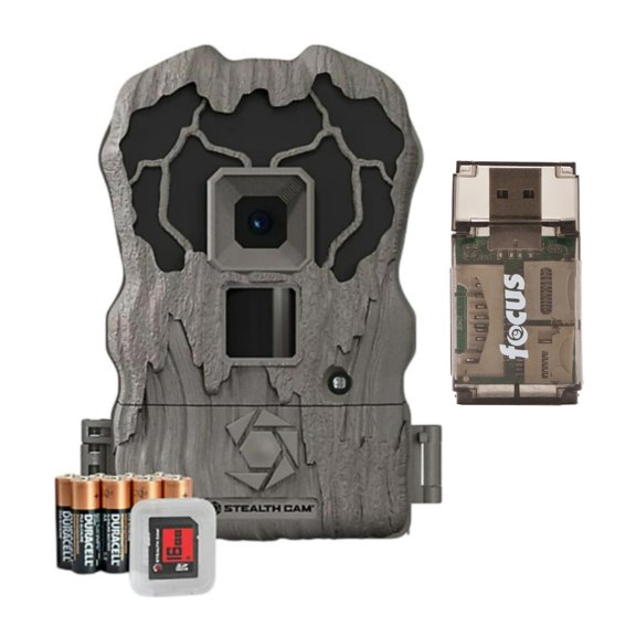 Stealth Cam Browtine 20MP Trail/Game Camera with 720P HD Video, 0.8s Trigger Speed, 60 Feet Flash, Night Mode, and 1-3 Image Burst (Camo)