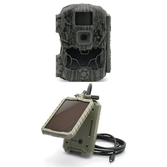 Stealth Cam DS4K Ultimate 32.0-MP 4K Trail Camera with NO-GLO Flash and Sol-Pak 1,000-mAh Solar Battery Pack, 843631174227