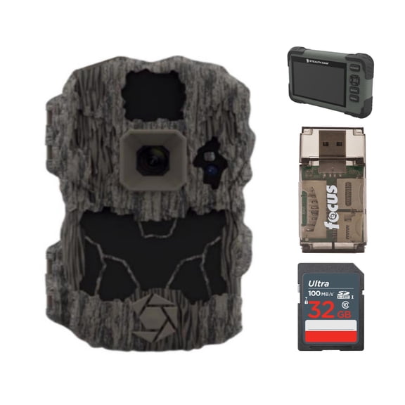 Stealth Cam DS4K Ultimate Camera 32 Megapixel and 4K Video with Reader-Viewer, SD and Reader