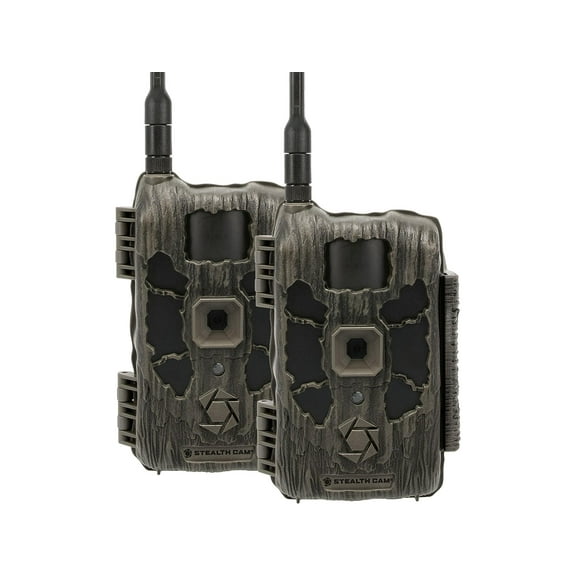 Stealth Cam Deceptor Max 40MP Cellular Trail Camera 2 Pack, 1440p Video, No-Glo Infrared, Dual Network, 36 LED (STC-DCPTRX-2PK)