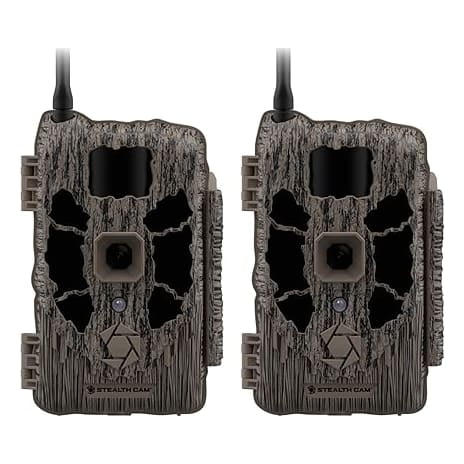 Stealth Cam Deceptor Max 40MP Cellular Trail Camera 2 Pack, 1440p
