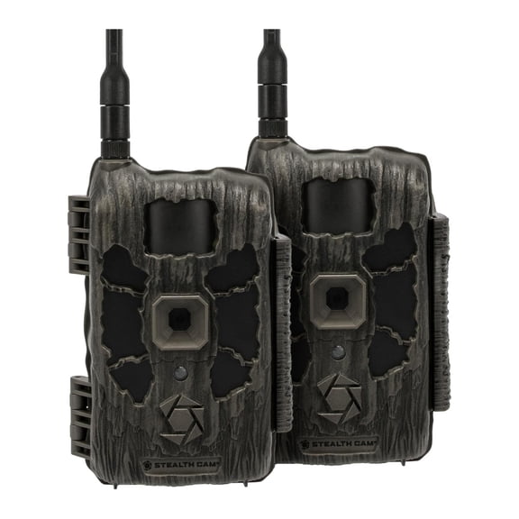 Stealth Cam Deceptor Max 3.0 50MP Cellular Trail Camera with 1440p Video Resolution, 100ft Detection Range, Dual-Core Processing, False Image Detection, and 940nm No-Glo LED (2-Pack)