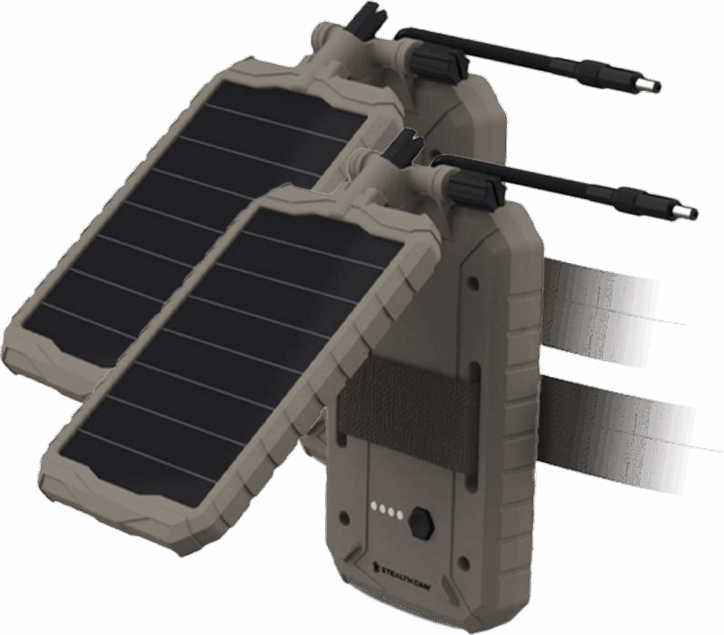 Stealth Cam Sol-Pak Solar Battery Pack, 12V Solar Panel for Trail