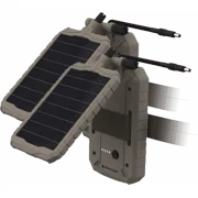 Stealth Cam Durable Sol-Pak Solar Battery Pack, 12V Solar Power Panel - 2Pk