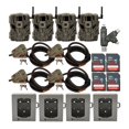 thumbnail image 1 of Stealth Cam Fusion X 26MP Trail Camera (AT&T) Super Security Bundle (4-Pack), 1 of 13