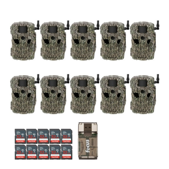 Stealth Cam Fusion X-Pro 36MP Dual Carrier with SD and Card Reader (10-Pack)