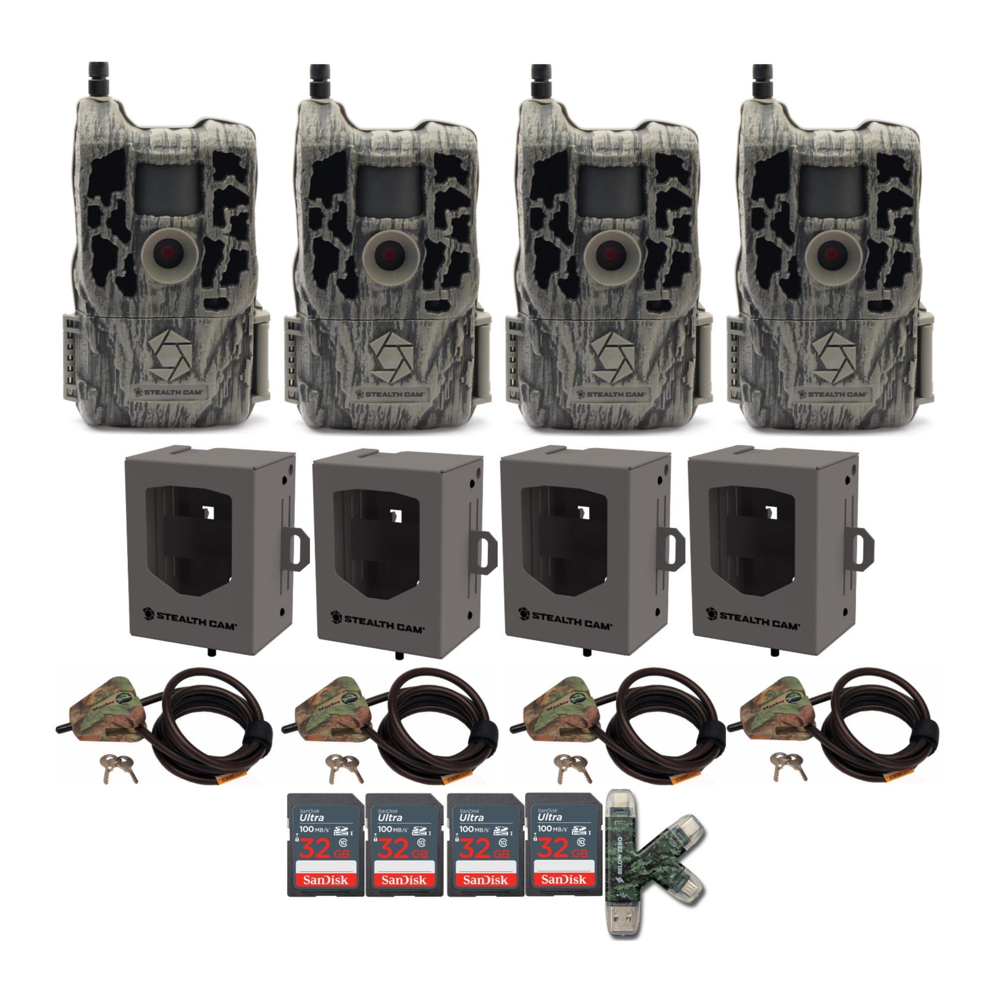 Stealth Cam Reactor 26MP Trail Camera (AT&T) Super Security Bundle (4