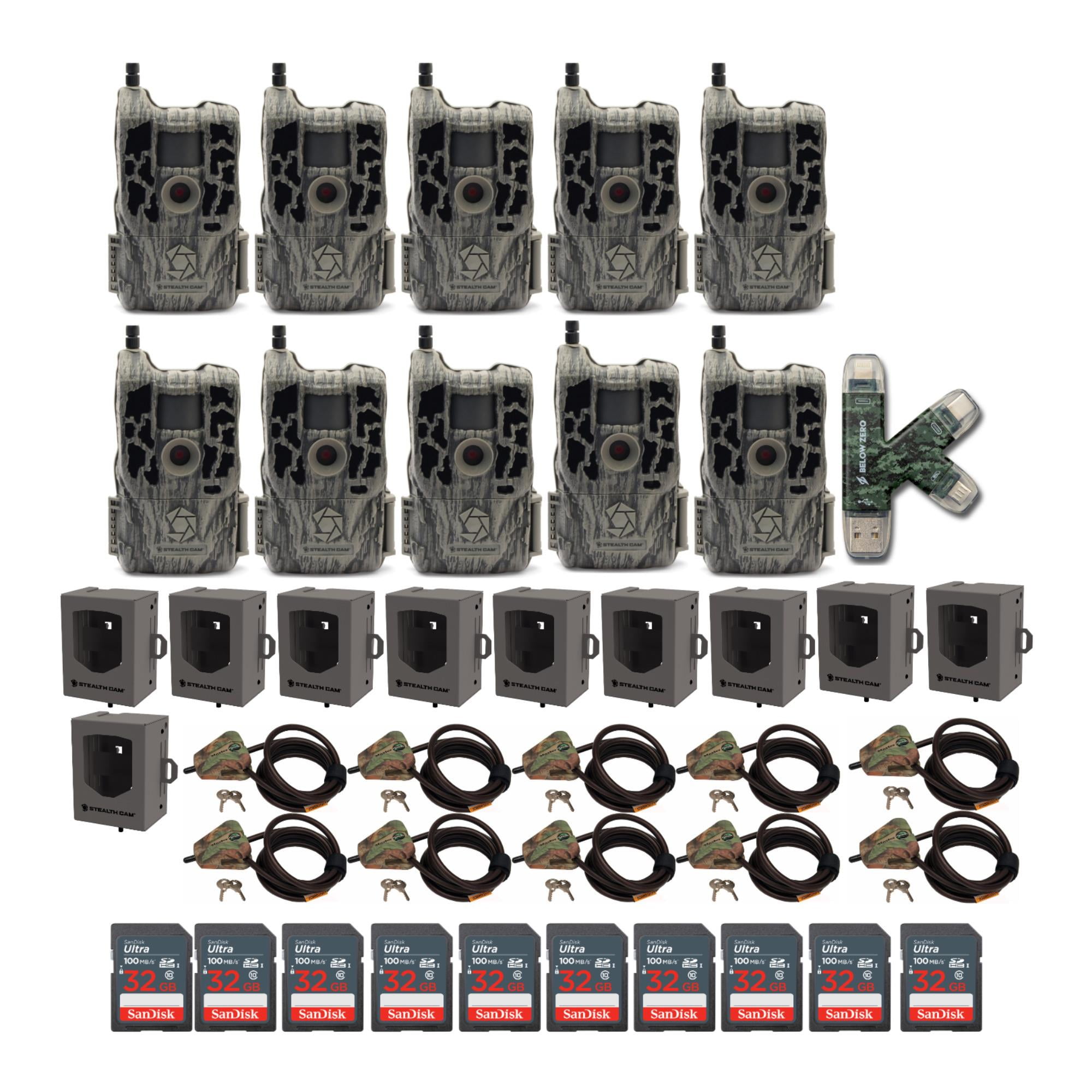 Stealth Cam Reactor 26MP Trail Camera (AT&T) Super Security Bundle