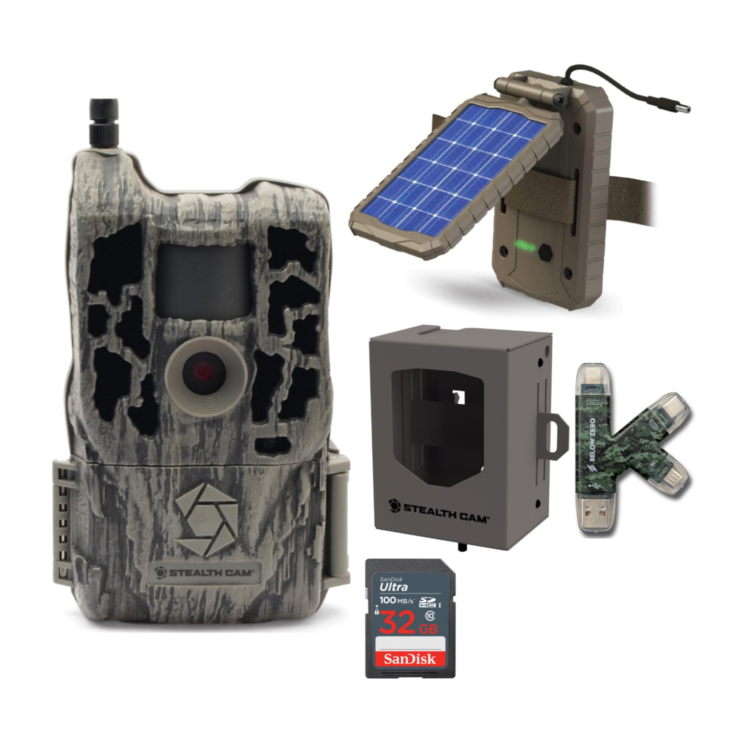 Stealth Cam Reactor 26MP Trail Camera (AT and T) with Solar Power Panel