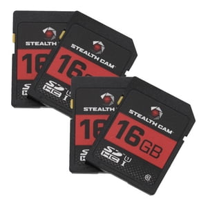 Stealth Cam SD Card Bundle - 16 GB - 4 Pack