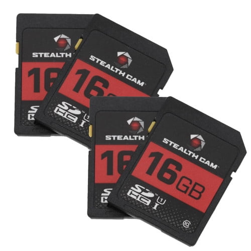 Stealth Cam SD Card Bundle - 16 GB - 4 Pack