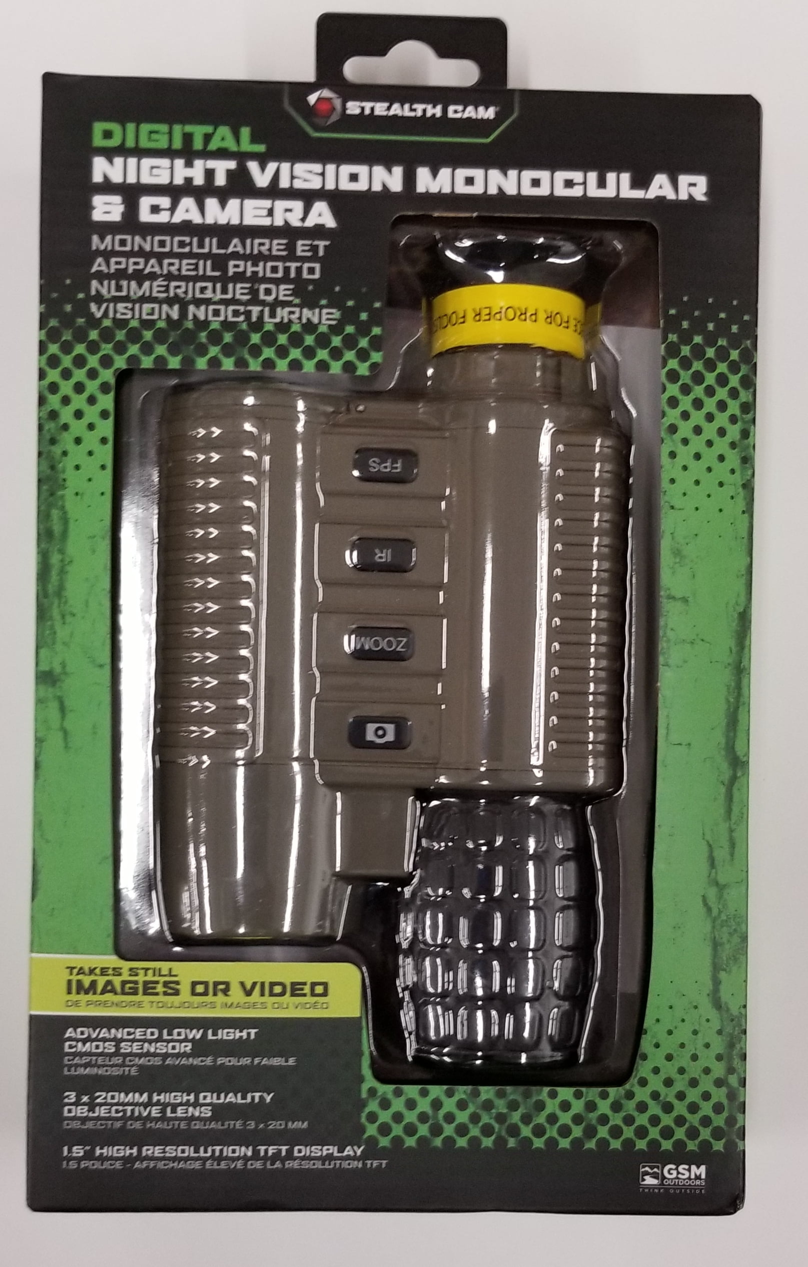 Stealth Cam Walker Night Vision Monocular w/ Recording
