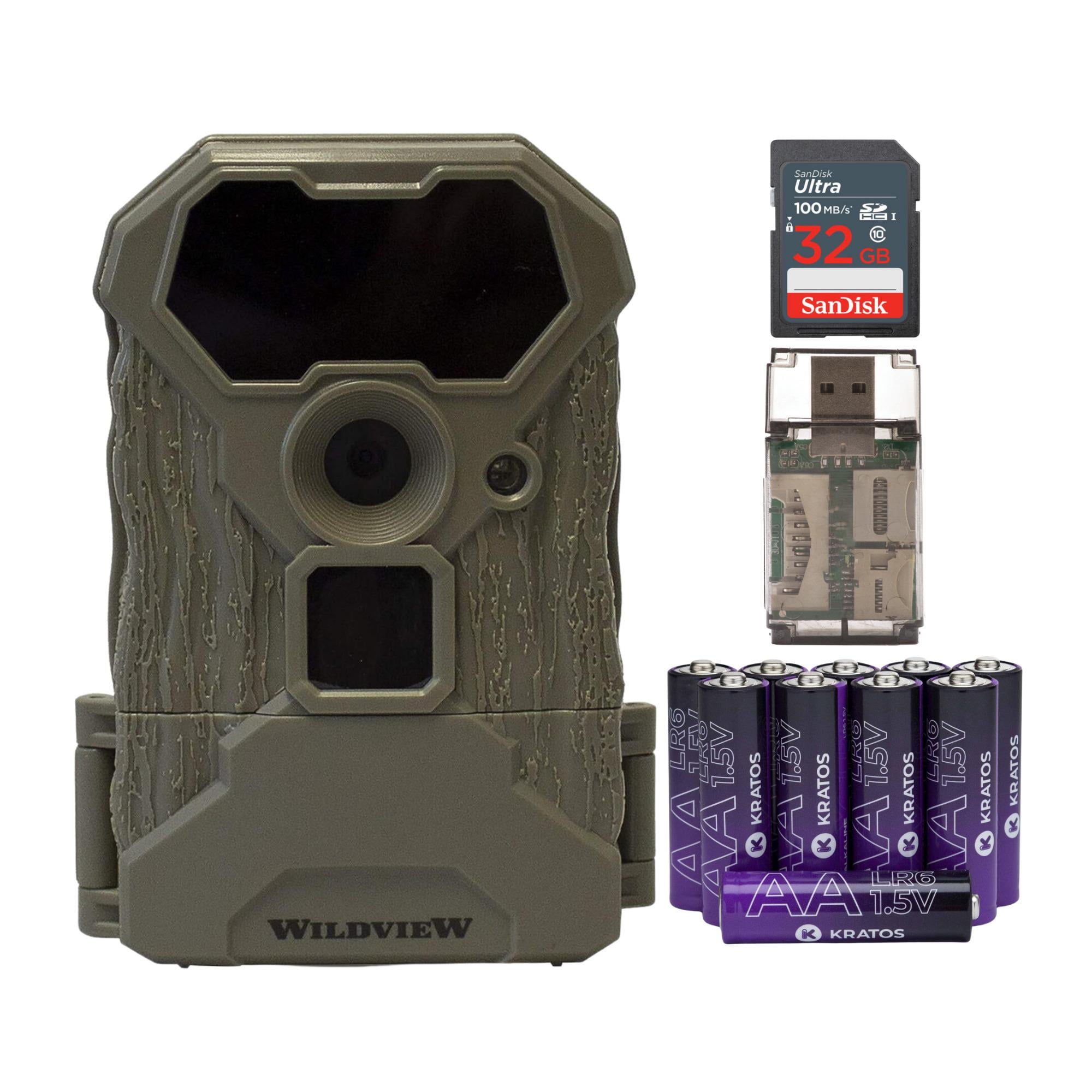 Stealth Cam XS14 14mp Trail Camera With 4-1 Card Reader, Pack Bark