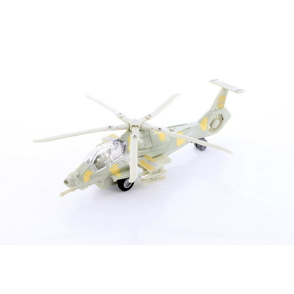Stealth Copter with Light & Sounds, Cream/Ivory - ModelToyCars SL362/2DB - Diecast Toy Helicopter