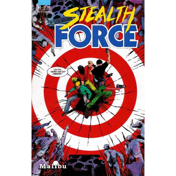 Stealth Force #3 VF ; Malibu Comic Book