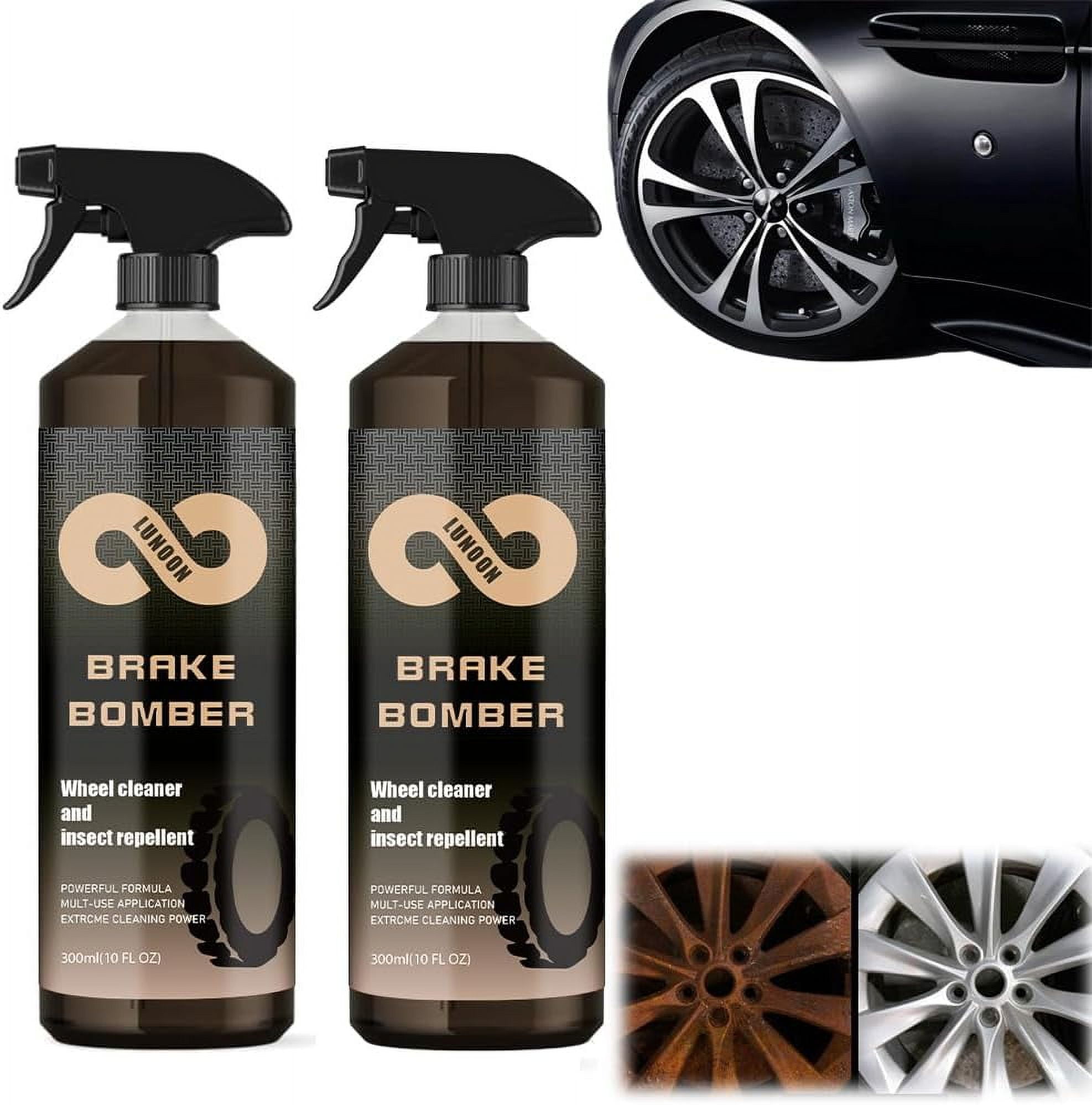 Stealth Garage Brake Bomber 300ML NonAcid Wheel Cleaner, Perfect for