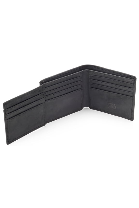 Leather Bifold Wallet for Men - RFID Blocking, 11 Card Slots, Gift Box Y101