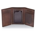 thumbnail image 1 of Stealth Mode Trifold Leather Wallet for Men with RFID Blocking (Brown), 1 of 12