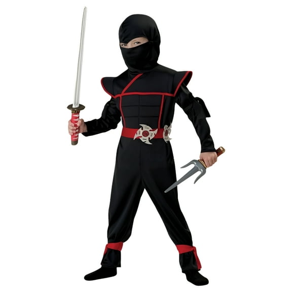 Stealth Ninja Boy's Halloween Fancy-Dress Costume for Child, S (6-8)