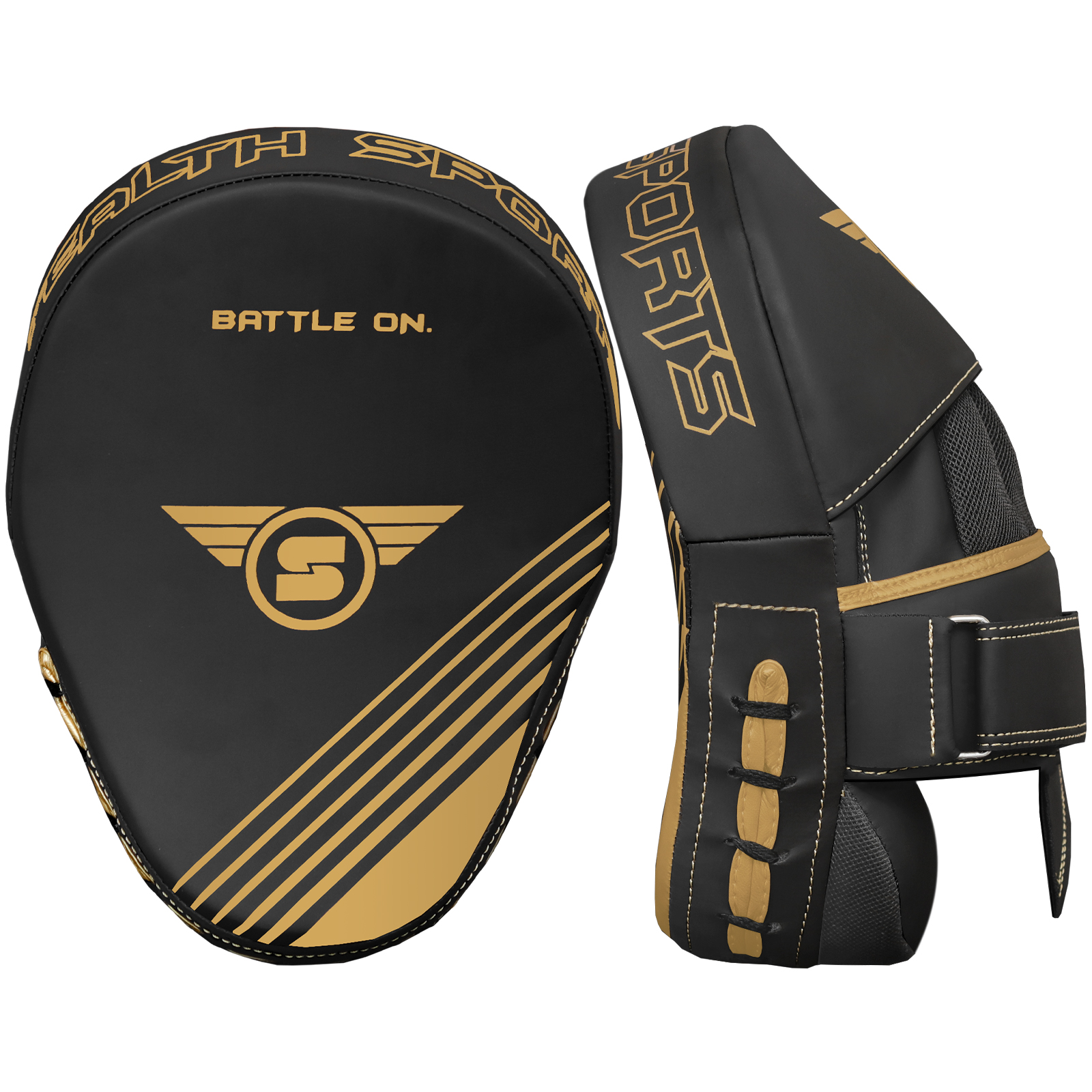 Stealth Sports Boxing Pads Durable Curved Punching Pads Ventilated