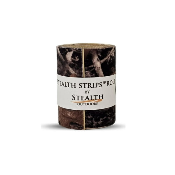Stealth Strips Conceal Camo Silencing Tape | Self Adhesive Silencing Fabric | Great for Quieting All of Your Metal Hunting Gear and Accessories | (2.5” X 60” Roll) (Conceal Camo, 2.5" Wide)