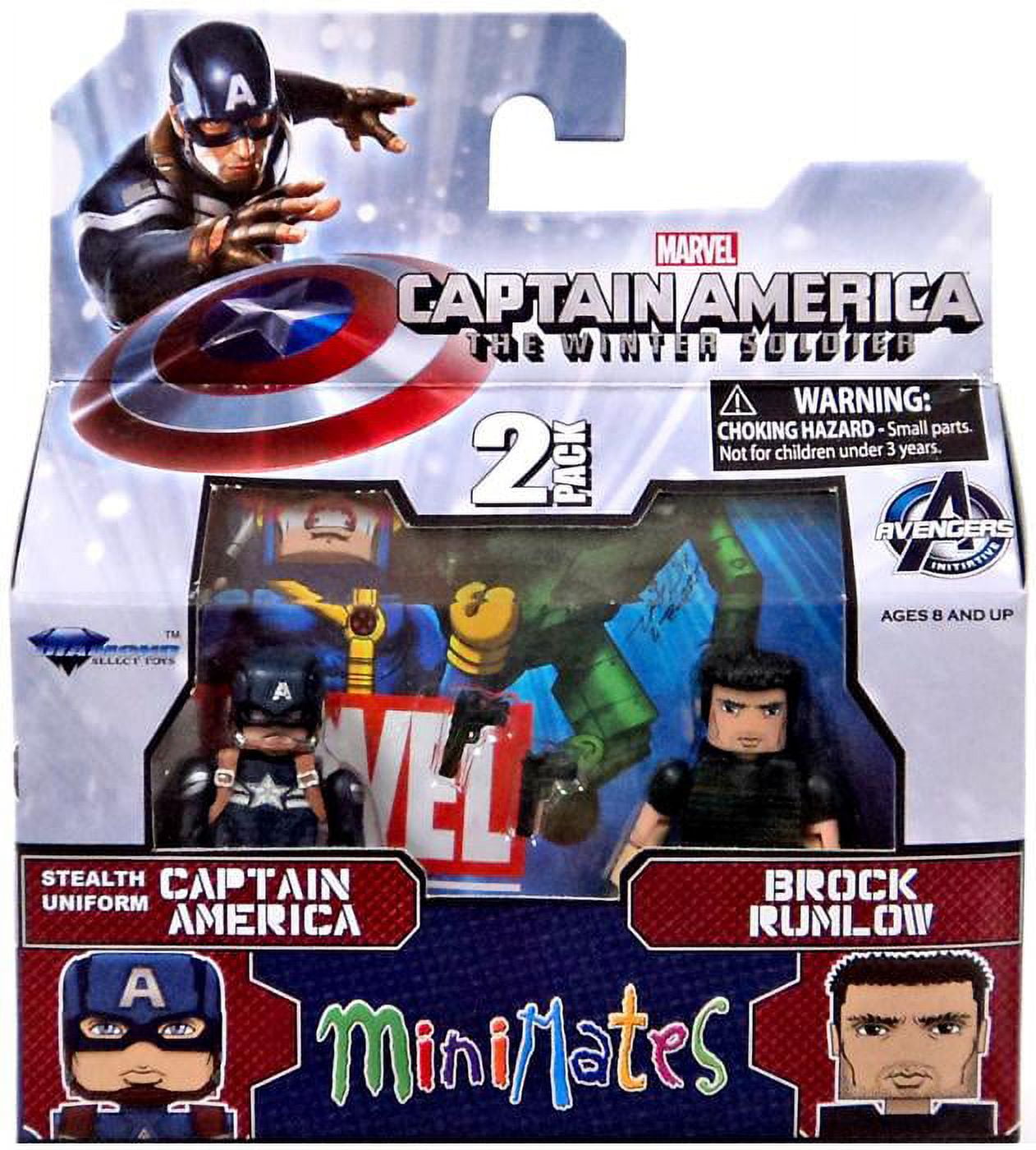 Stealth Uniform Captain America & Brock Rumlow Minifigure 2Pack