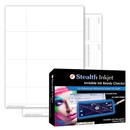 Stealth iX Check Paper Form 3001 White Canvas