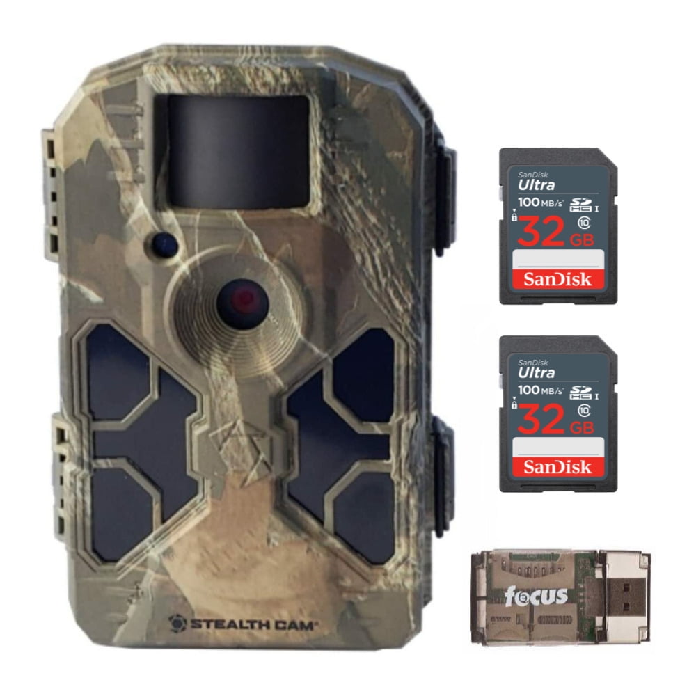 StealthCam G42 NoGlo Trail Game Camera with 32GB Card and Focus Reader