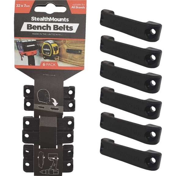 StealthMounts Universal Tool Hangers - Pack of 12