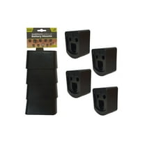 Stealthmounts Battery Mount for Ryobi 18v One Black 4 Pack
