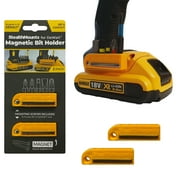 Stealthmounts Bit Holder for Dewalt Yellow 2 Pack Organizers