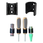 Stealthmounts Plastic Uni Mount Tool Holder, Black, 5 Pieces