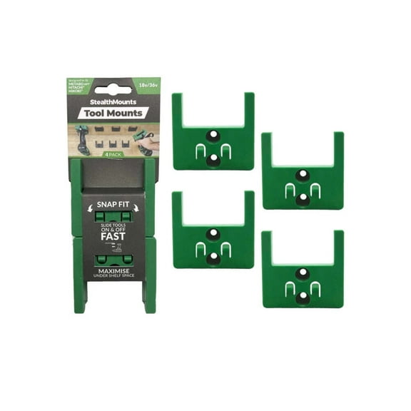 Stealthmounts Tool Mounts For Hikoki/metabo Hpt/hitachi 18V 4Pk Green