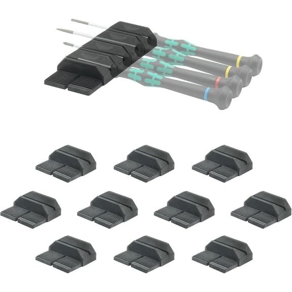 Stealthmounts Tpe Drawer Hive Precision Screwdriver Holder, Black, 10 Pieces