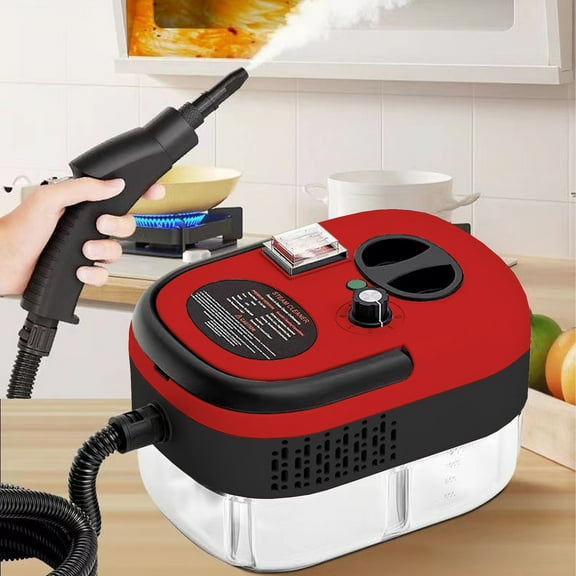 Steam Cleaner, 2500W High Handheld Steam Cleaner, 6 Gear High Speeds Pressure Temperature Steam Cleaning Machine for Kitchen Furniture Bathroom Car