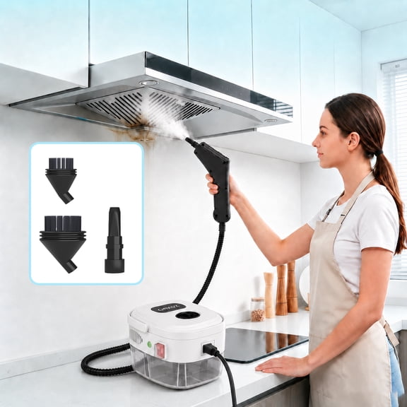 Steam Cleaner, With 6 Adjustable Steam Levels, 230F High Temperature Steam, 3 Bar High Pressure, 30s Heat-Up Portable Steamer, 9 PCS Accessories, Multi-Surface Deep Cleaning Steamer, High Pre