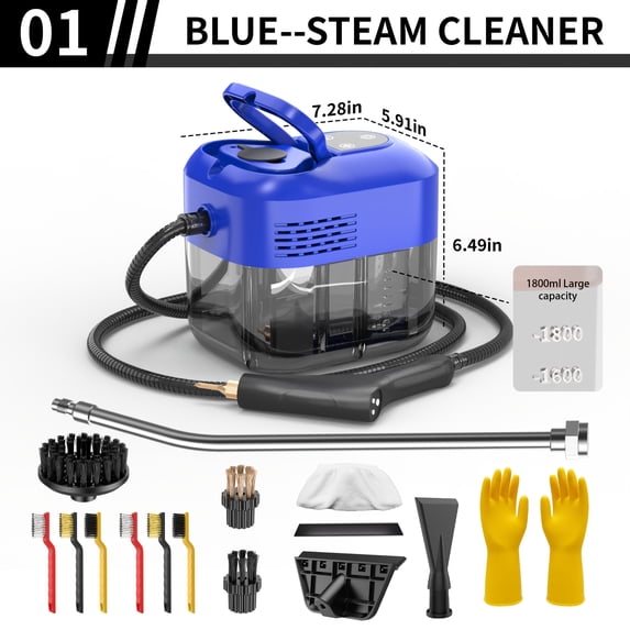 Steam Cleaner, Handheld Steam Cleaner for Household Use, Suitable for Kitchen Grease, Sofas, Small Air Conditioners, and Washing Machines