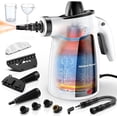 thumbnail image 1 of Steam Cleaner, Pressurized Handheld Multi-Surface Natural Deep Cleaning Steamer, 11pcs Accessory & Safety Lock, Portable Steamer for Cleaning Home, Kitchen, Bathroom, Car, Upholstery, Grout, Window, 1 of 2